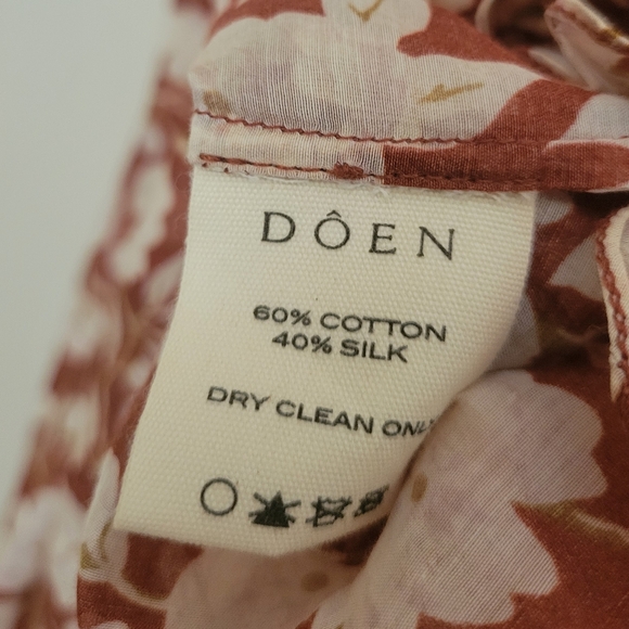 Doen Caramel dress in Red Ambridge Floral, sz s - Picture 12 of 15